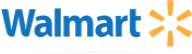 A green background with blue letters that spell out " walmart ".